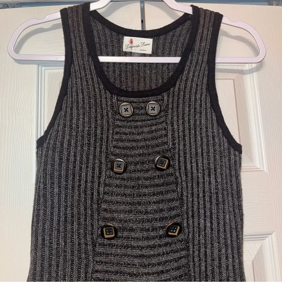 Anthropologie Laureate Lane Wool & Angora Sweater Vest / Tank Longline - Picture 3 of 11